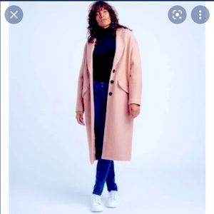 Universal Standard Willow Oversized Wool Cocoon Coat